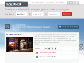 montchavin.skimium.fr website preview