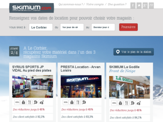 le-corbier.skimium.fr website preview