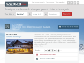 metabief.skimium.fr website preview