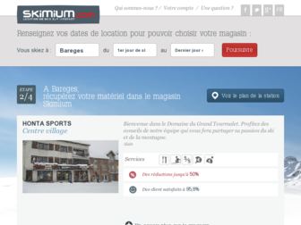 bareges.skimium.fr website preview