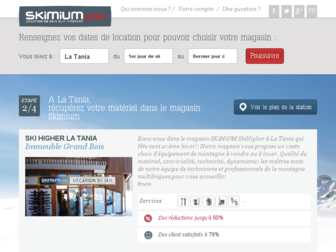 la-tania.skimium.fr website preview