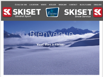 flaine-skiset.com website preview