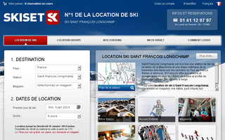 saint-francois-longchamp.skiset.com website preview