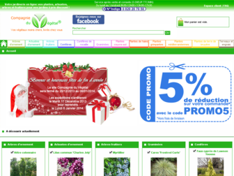 compagnieduvegetal.fr website preview