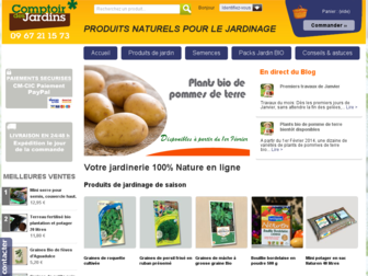 comptoirdesjardins.fr website preview