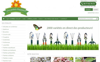 lesjardinsdhautiere.com website preview