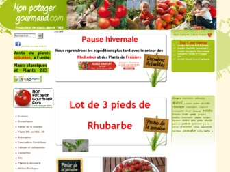 mon-potager-gourmand.com website preview