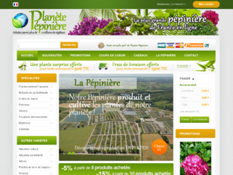 planete-pepiniere.fr website preview