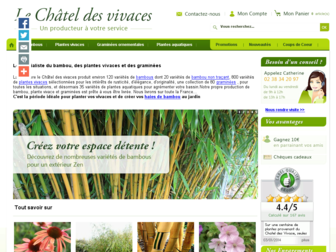 le-chatel-des-vivaces.com website preview