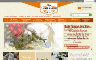 fermedesaintemarthe.com website preview