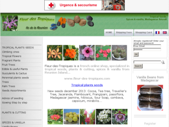 fleurdestropiques.net website preview