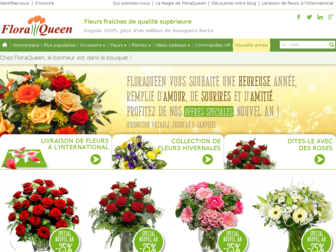 floraqueen.fr website preview