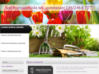 fleursadomicile.net website preview