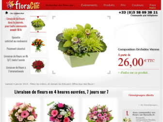 site.floraclic.fr website preview