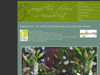 quandlesfleurssemmelent.fr website preview