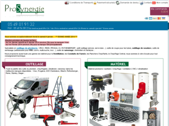 prosynergie.fr website preview
