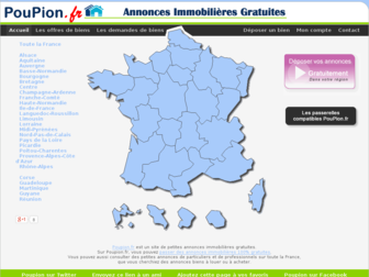 poupion.fr website preview
