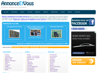 annonce-et-vous.com website preview