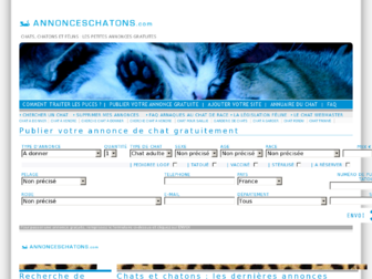 annonceschatons.com website preview
