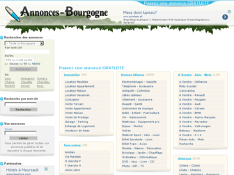 annonces-bourgogne.com website preview