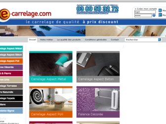 e-carrelage.com website preview