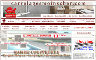 carrelagesmoinscher.fr website preview