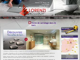 lorenzi-carrelage.fr website preview