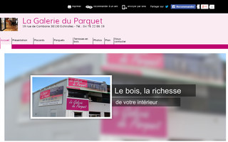 galerie-parquet.fr website preview