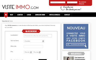 visite-immo.com website preview