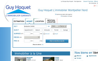 guyhoquet-immobilier-montpellier-nord.com website preview