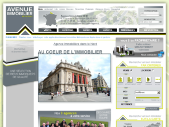 avenue-immobilier-metropole.fr website preview