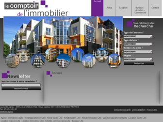 lecomptoirdelimmobilier.fr website preview