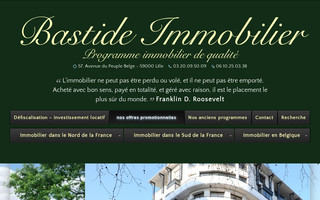bastide-immobilier.fr website preview