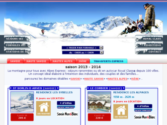 alpes-express.com website preview