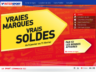intersport.fr website preview