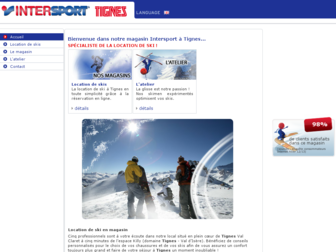 intersport-tignes.com website preview