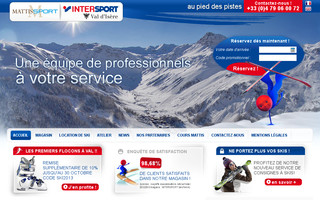 intersport-valdisere.com website preview