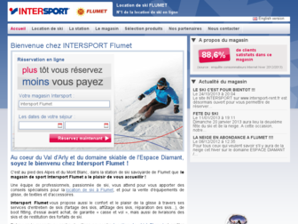 intersport-flumet.com website preview
