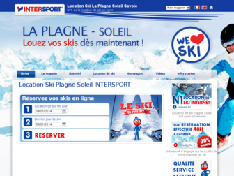 soleil.laplagne-intersport.com website preview