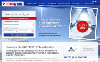 lesmenuires-intersport.com website preview