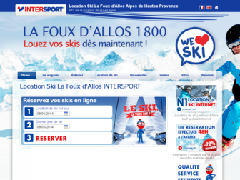 intersport-lafouxdallos.com website preview