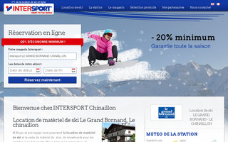 intersport-legrandbornand-lechinaillon.com website preview