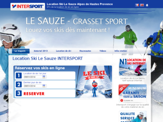 intersport-sauze.com website preview