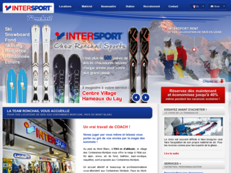 intersport-lescontamines.com website preview