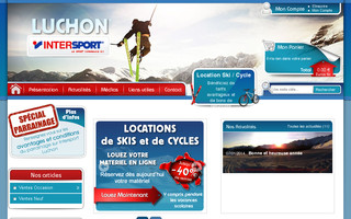 intersport-luchon.fr website preview