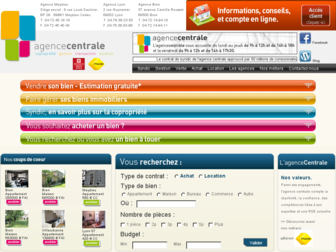 agencecentrale.eu website preview
