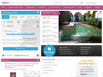 espace-maroc.com website preview