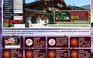 aravis-vacances.fr website preview