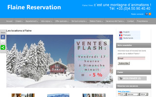 flaine-reservation.com website preview