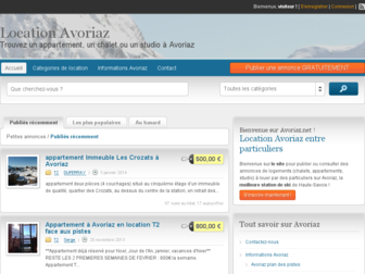avoriaz.net website preview